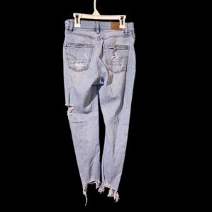 American Eagle Outfitters Light Blue‎ Distressed Skinny Jeans